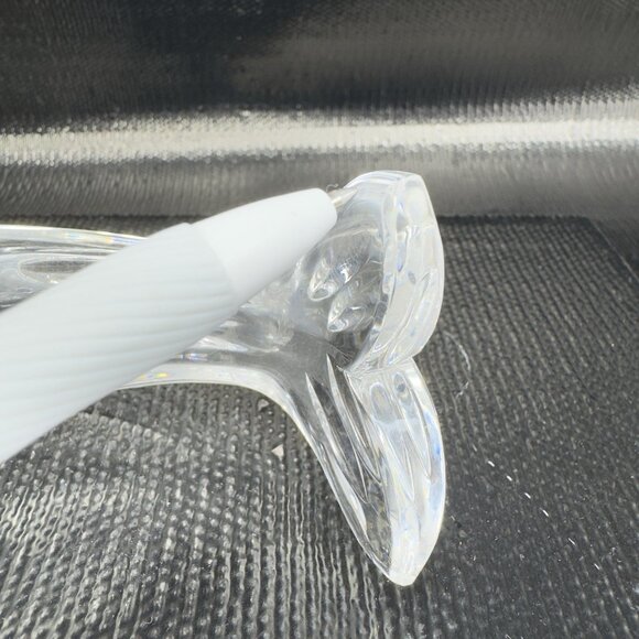Vintage Waterford Clear Crystal Leaping Dolphin Figurine Paperweight VTG Marked - Picture 6 of 10